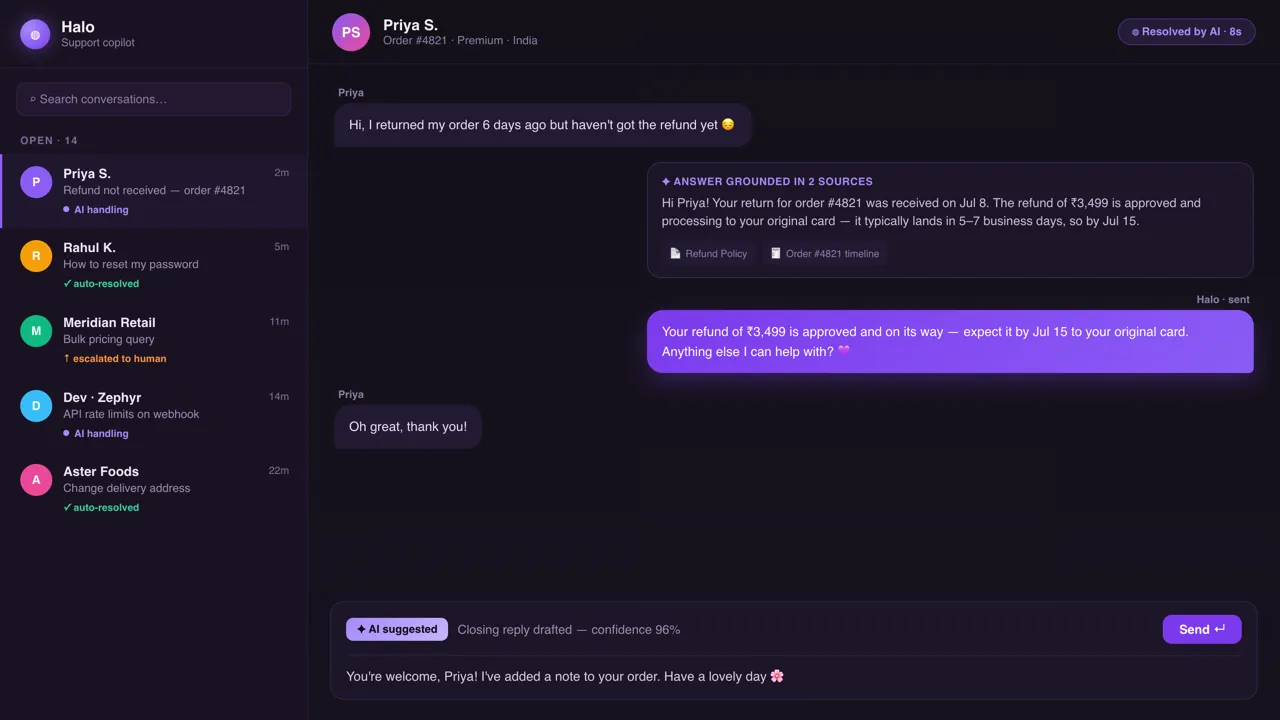 Support Copilot · AI Agent